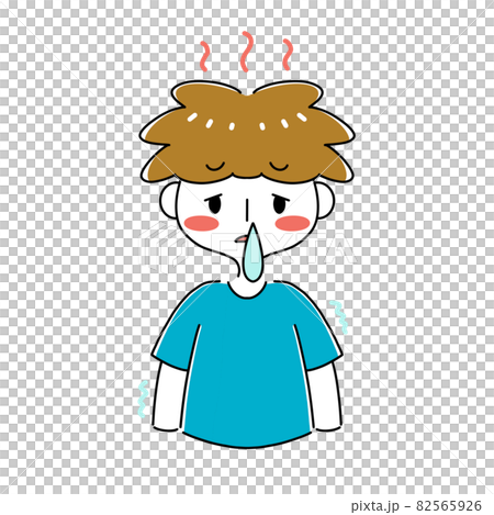 風邪をひいた人 風邪をひいた人 82565926