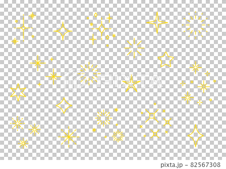 Glitter set yellow 82567308