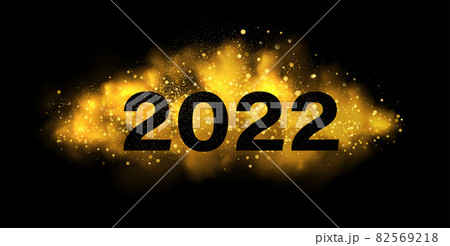 Luxury gold glitter particles on black background. glowing lights magic effects. Glow sparkles, vector illustration. Luxury gold glitter particles on black background. glowing lights magic effects. Glow sparkles, vector illustration. 82569218