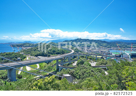 【糸山展望台より今治市方面を一望】 愛媛県今治市小浦町 82572525