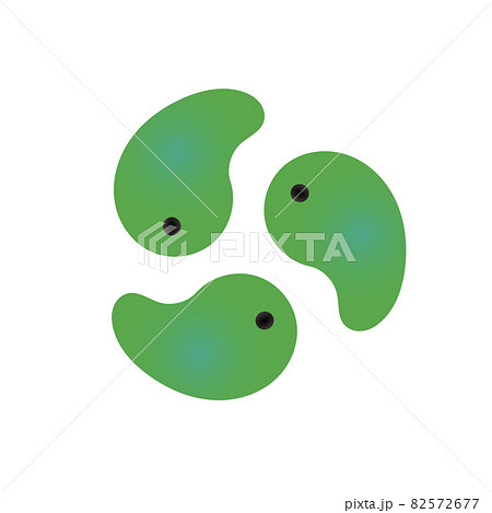 緑の勾玉のサークル 2 イラスト 82572677