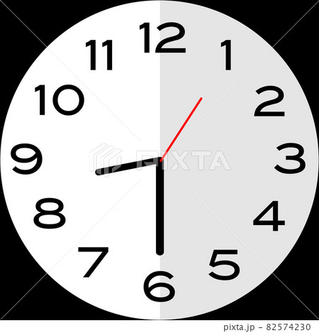 Half past 8 o'clock analog clock icon Half past 8 o'clock analog clock icon 82574230