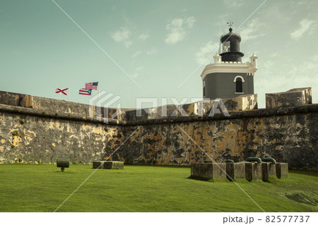 Castillo San Felipe del Morro in old San Juan, Puerto Rico 82577737