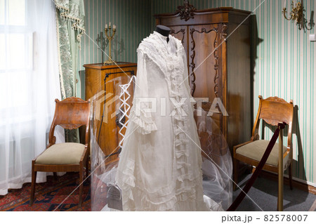 Irkutsk, Russia - July 27, 2021 Russian Museum of the 18th century. Editorial Irkutsk, Russia - July 27, 2021 Russian Museum of the 18th century. Editorial 82578007