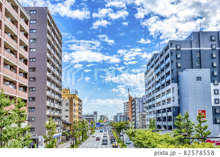 神奈川県川崎の都市風景 神奈川県川崎の都市風景 82578558