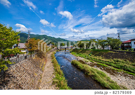 岐阜県　飛騨古川の風景　 82579369