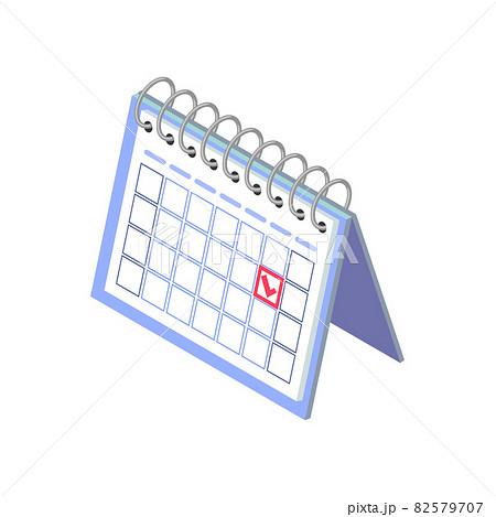 Calendar Isometric Icon 82579707