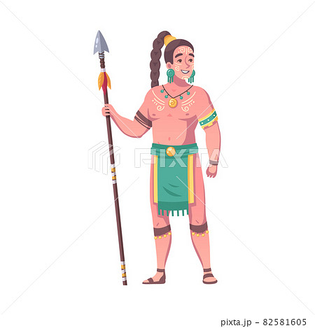 Maya Warrior Illustration Maya Warrior Illustration 82581605