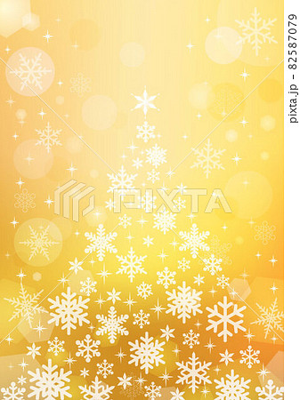 クリスマスツリーイルミネーションゴールド クリスマスツリーイルミネーションゴールド 82587079