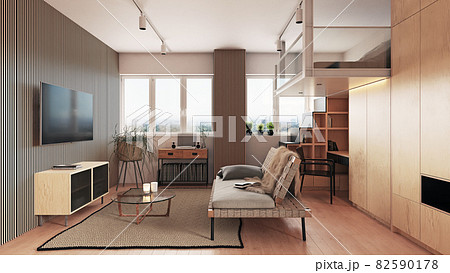 compact apartment design concept 82590178
