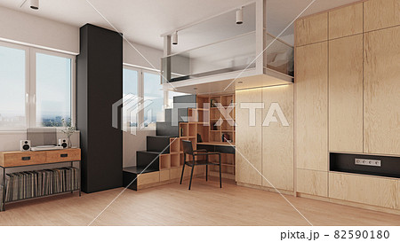 compact apartment design concept 82590180