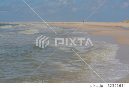 A beach of the Gulf of Mexico on Dauphin Island, Mobile County, Alabama 82591654