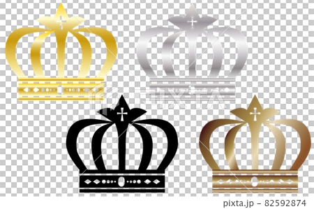 A set of gold, silver, bronze, and black that the king wears A set of gold, silver, bronze, and black that the king wears 82592874