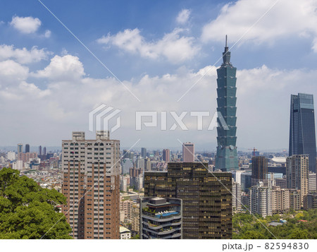 台湾 台北101 Taipei 101 from Elephant mountain, Taipei 82594830