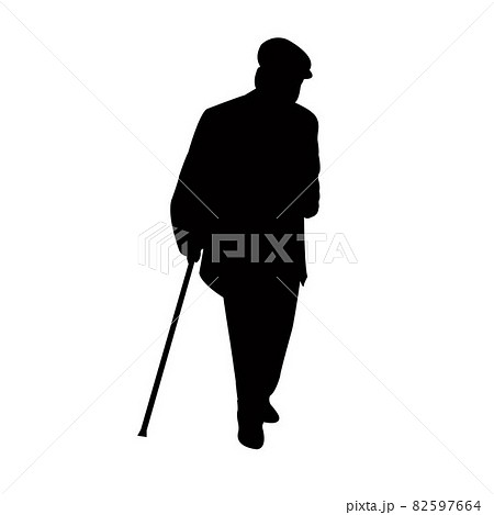 a man body silhouette vector 82597664