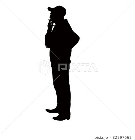 a man body silhouette vector 82597665
