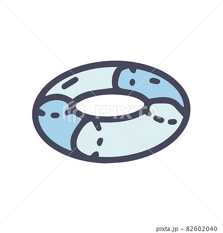 torus color vector doodle simple icon design 82602040