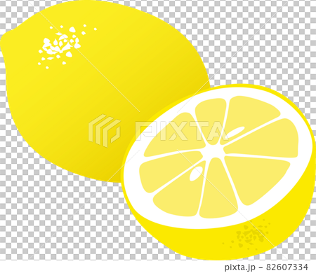 Simple lemon illustration 82607334