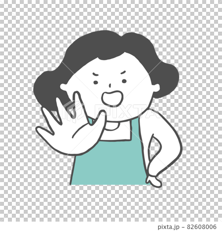 止める主婦 82608006
