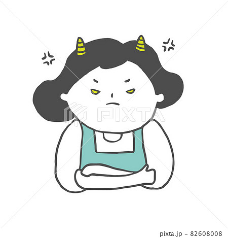 怒って鬼になる主婦 82608008
