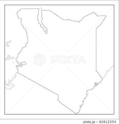 ケニアの地図です。