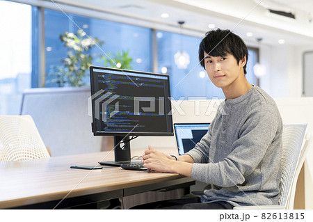 若いエンジニア　イメージ　撮影協力:WEEK芝大門（サンフロンティア不動産） 82613815