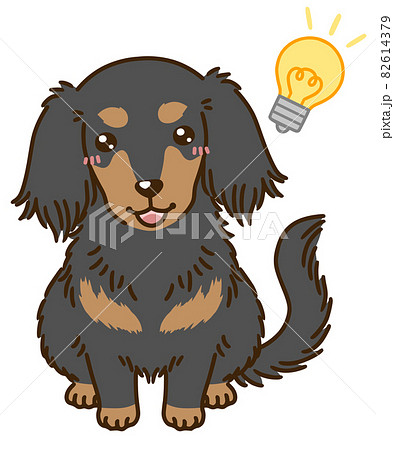 Dachshund (Black & Tan) that comes to mind - Stock Illustration [82614379]  - PIXTA