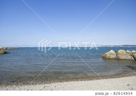 湘南三浦半島の逗子市・葉山市の海（秋） 82614934