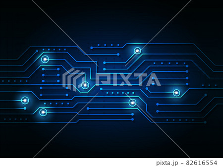 Circuit technology background with hi-tech digital 82616554