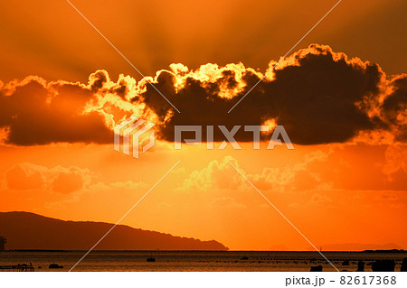 九十九島の夕景 九十九島の夕景 82617368