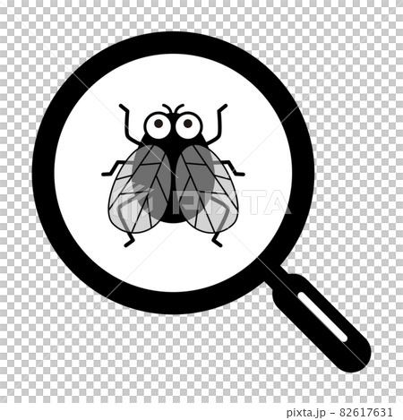 飛行和放大鏡圖標 82617631