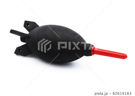 Closed up air blower for camera cleaning use isolated on white background 82619163