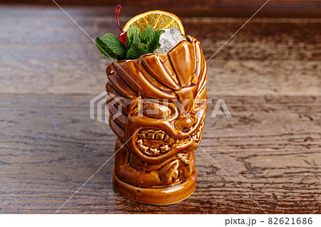 exotic coctail on the bar exotic coctail on the bar 82621686