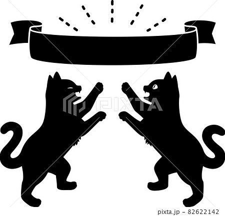 猫の紋章風イラスト 82622142