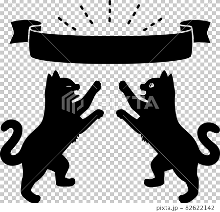 猫の紋章風イラスト 82622142