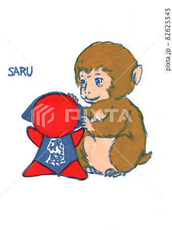 日本猿とさるぼぼ 82625545