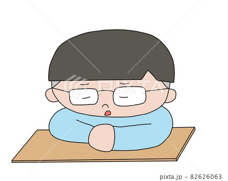 机でため息少年 82626063