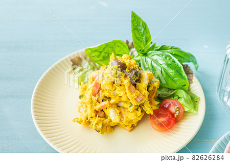 かぼちゃときのこのサラダ 82626284