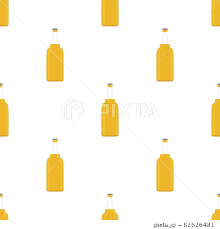 Illustration on theme seamless beer glass bottles with lid for brewery 82626481