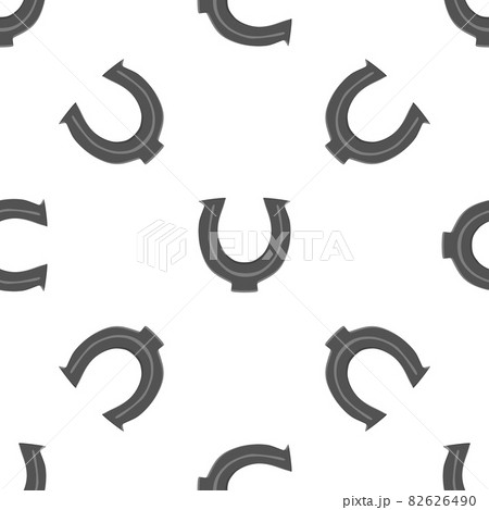 Illustration on theme Irish holiday St Patrick day, seamless horseshoes Illustration on theme Irish holiday St Patrick day, seamless horseshoes 82626490