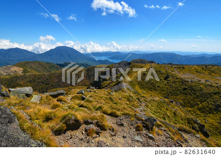 日光白根山登山道の紅葉  (Hiking way of Mt. Shirane) 82631640