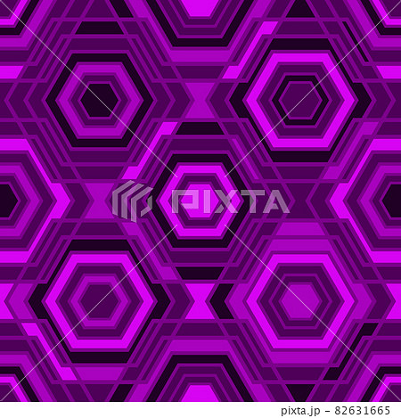 Seamless geometric hexagon pattern. Futuristic, technology texture background 82631665