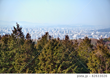 龍ノ口山から見た岡山市街 岡山県岡山市中区 龍ノ口山から見た岡山市街 岡山県岡山市中区 82633026