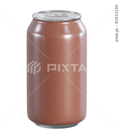 Realistic 3D illustration of the Cappuccino or Caffe Cappuccino coffee drink can isolated on white 82633280