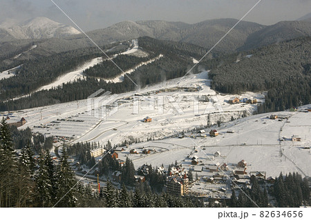 Ski resort in Carpathians 82634656