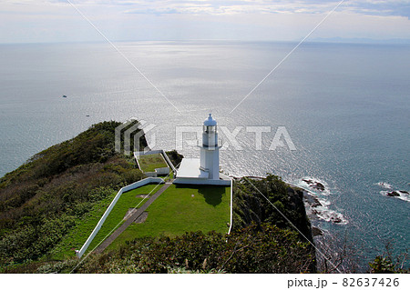 室蘭市にある地球岬灯台 室蘭市にある地球岬灯台 82637426