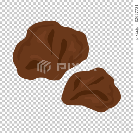 Illustration of a living tree (wood ear) 82637721