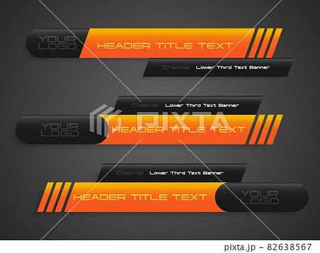 abstract broadcast news lower thirds template abstract broadcast news lower thirds template 82638567