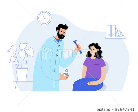 Doctor otolaryngologist concept 82647841