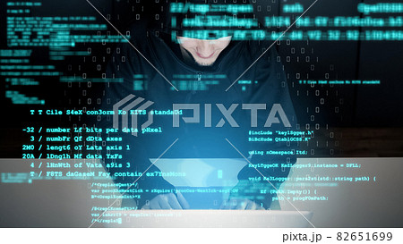 サイバーセキュリティ　ハッカー 82651699